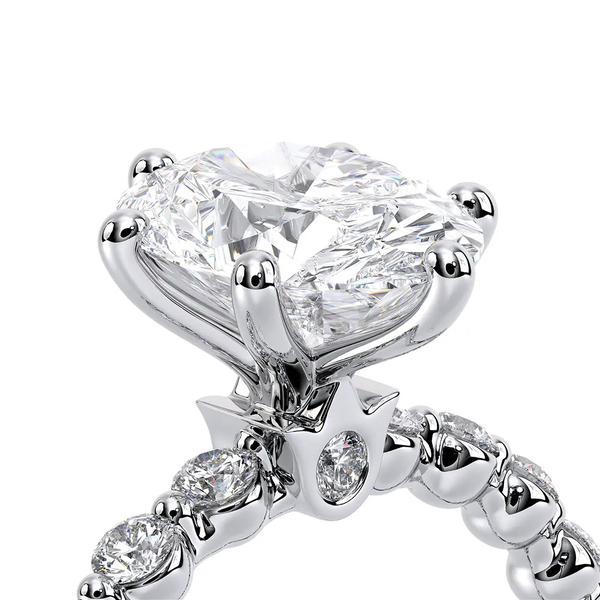 Verragio Renaissance Oval Diamond Engagement Ring in 14K White Gold Image 5 SVS Fine Jewelry Oceanside, NY