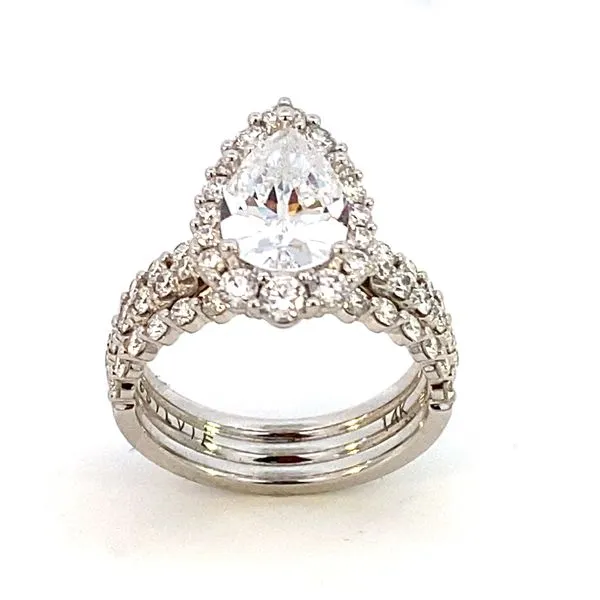 Sylvie White Gold Engagement Ring Image 4 SVS Fine Jewelry Oceanside, NY