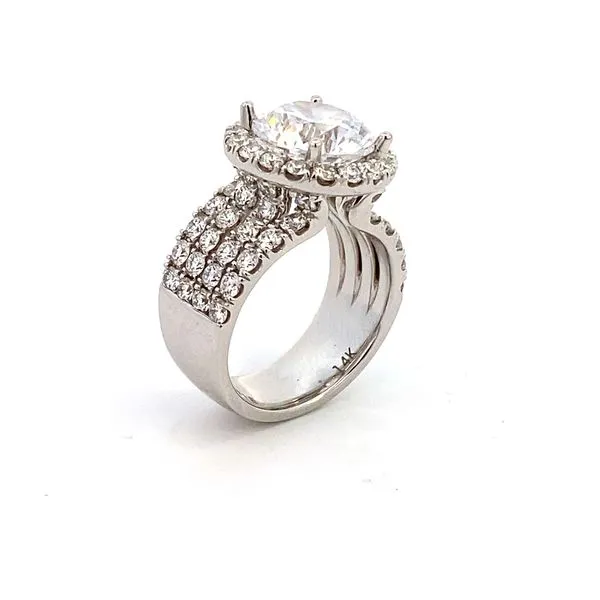 Sylvie White Gold Engagement Ring Image 5 SVS Fine Jewelry Oceanside, NY