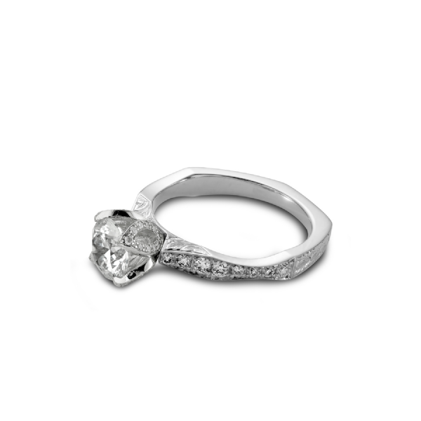 Noam Carver White Gold Engagement Ring SVS Fine Jewelry Oceanside, NY