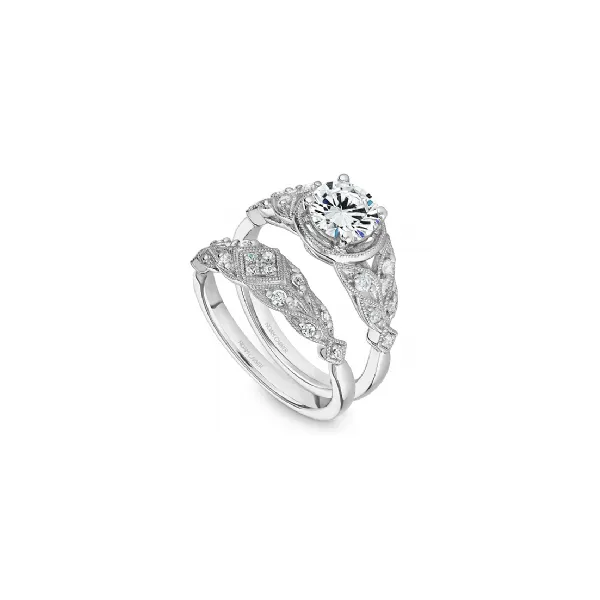 Noam Carver White Gold & Diamond Engagement Ring Image 4 SVS Fine Jewelry Oceanside, NY