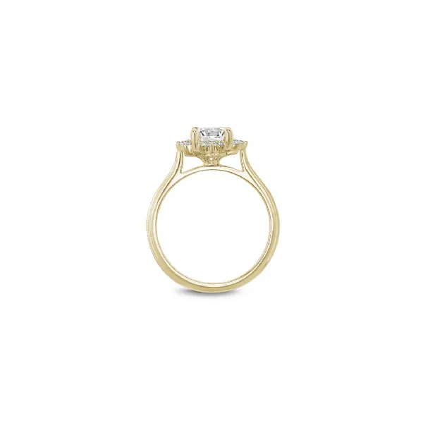 Noam Carver Yellow Gold & Diamond Engagement Ring Image 2 SVS Fine Jewelry Oceanside, NY