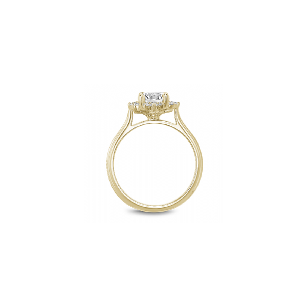 Noam Carver Yellow Gold & Diamond Engagement Ring Image 2 SVS Fine Jewelry Oceanside, NY