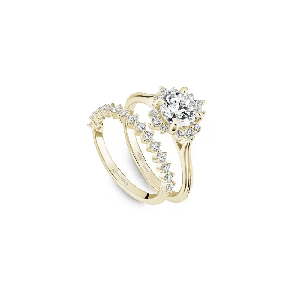 Noam Carver Yellow Gold & Diamond Engagement Ring Image 4 SVS Fine Jewelry Oceanside, NY