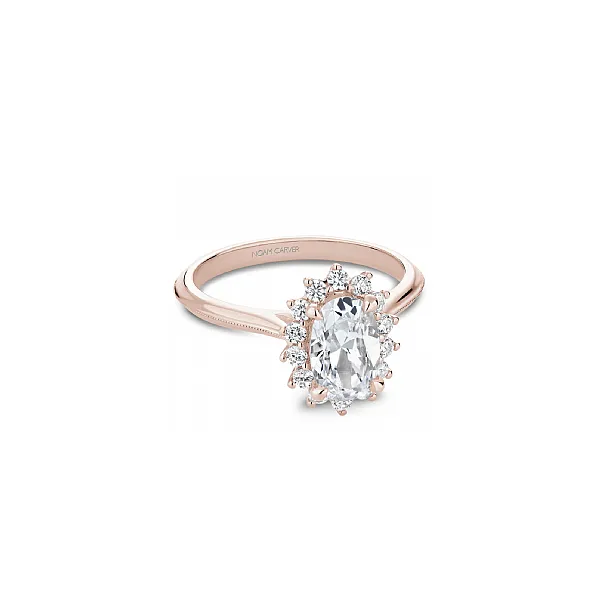 Noam Carver Rose Gold & Diamond Engagement Ring SVS Fine Jewelry Oceanside, NY