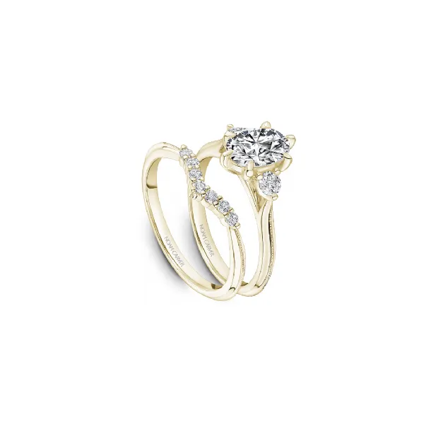 Noam Carver Yellow Gold & Diamond Engagement Ring Image 4 SVS Fine Jewelry Oceanside, NY