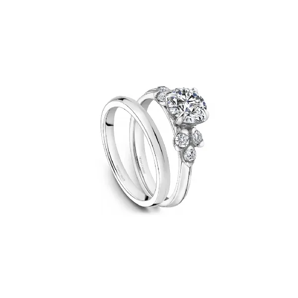 Noam Carver White Gold & Diamond Engagement Ring Image 4 SVS Fine Jewelry Oceanside, NY