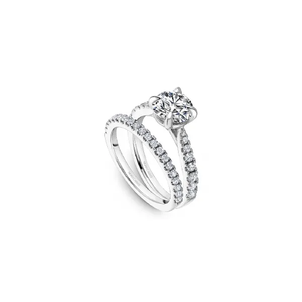 Noam Carver White Gold & Diamond Engagement Ring Image 4 SVS Fine Jewelry Oceanside, NY