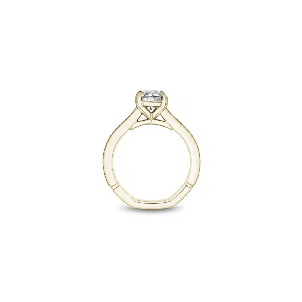 Noam Carver Yellow Gold Engagement Ring Image 2 SVS Fine Jewelry Oceanside, NY