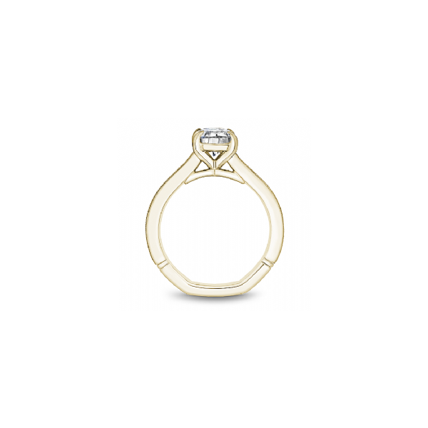 Noam Carver Yellow Gold Engagement Ring Image 2 SVS Fine Jewelry Oceanside, NY