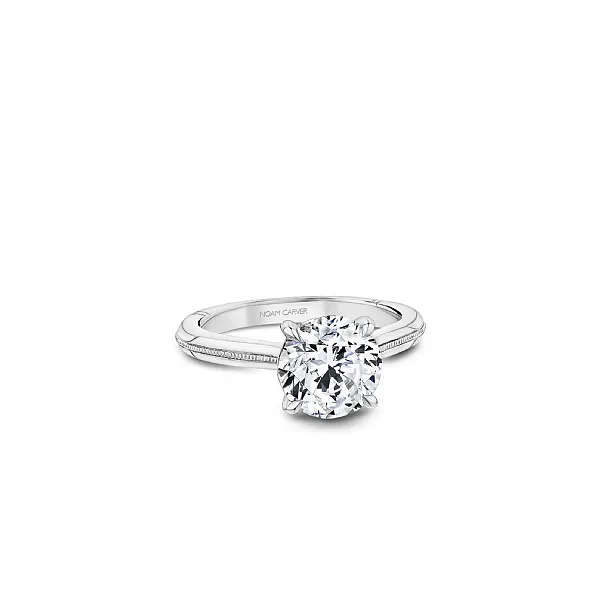 Noam Carver White Gold & Diamond Engagement Ring SVS Fine Jewelry Oceanside, NY