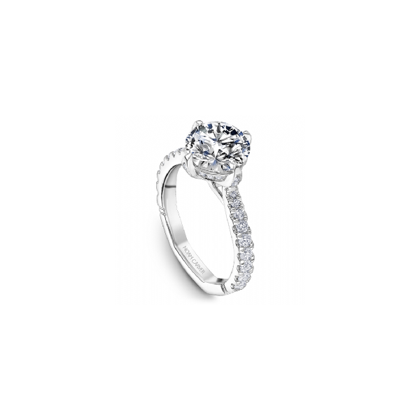 Noam Carver White Gold & Diamond Engagement Ring Image 3 SVS Fine Jewelry Oceanside, NY