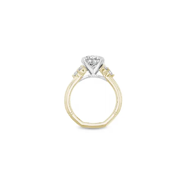 Noam Carver Yellow & White Gold Engagement Ring Image 2 SVS Fine Jewelry Oceanside, NY