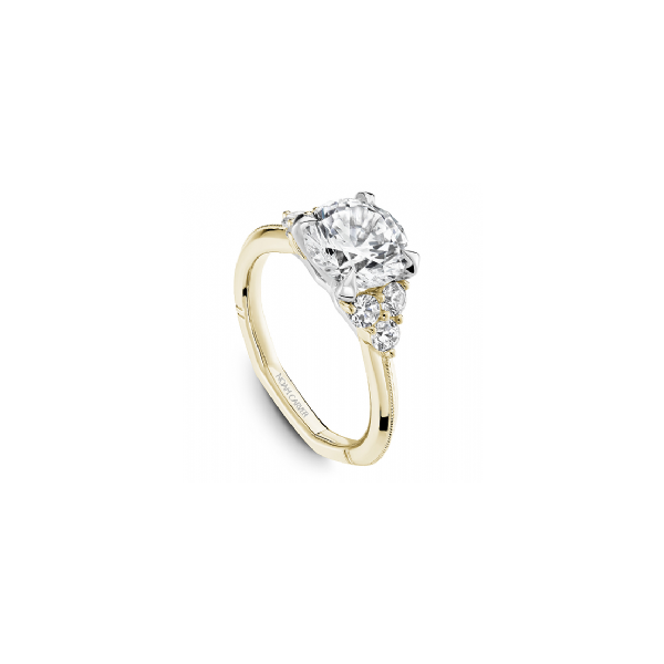 Noam Carver Yellow & White Gold Engagement Ring Image 3 SVS Fine Jewelry Oceanside, NY