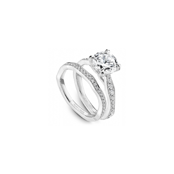 Noam Carver White Gold & Diamond Engagement Ring Image 4 SVS Fine Jewelry Oceanside, NY