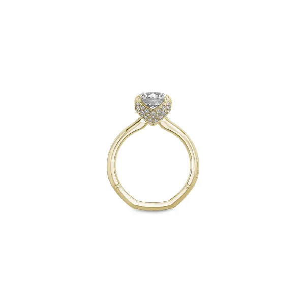 Noam Carver Yellow Gold & Diamond Engagement Ring Image 2 SVS Fine Jewelry Oceanside, NY