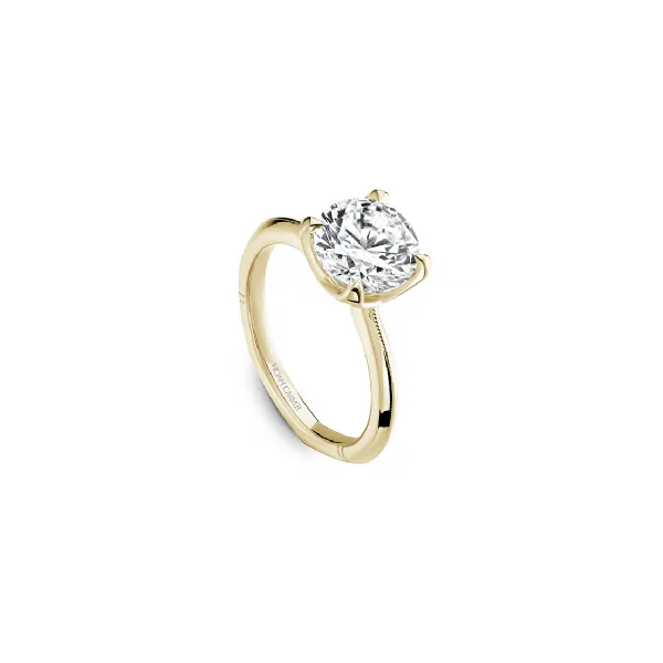 Noam Carver Yellow Gold & Diamond Engagement Ring Image 3 SVS Fine Jewelry Oceanside, NY