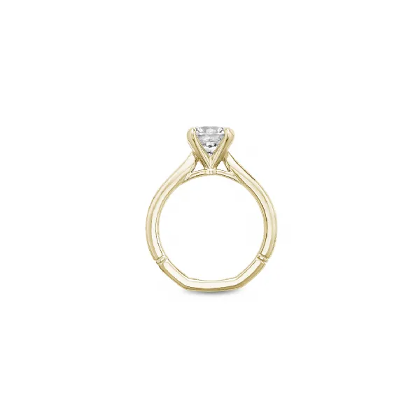 Noam Carver Yellow Gold Engagement Ring Image 2 SVS Fine Jewelry Oceanside, NY