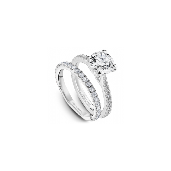 Noam Carver White Gold & Diamond Engagement Ring Image 4 SVS Fine Jewelry Oceanside, NY