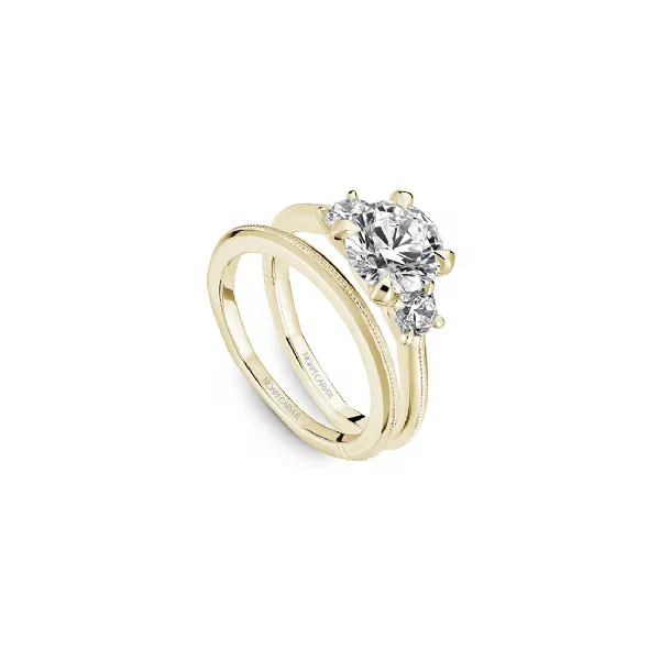 Noam Carver Yellow Gold & Diamond Engagement Ring Image 4 SVS Fine Jewelry Oceanside, NY