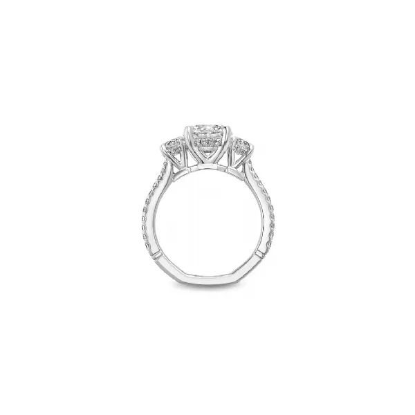 Noam Carver White Gold & Diamond Engagement Ring Image 2 SVS Fine Jewelry Oceanside, NY