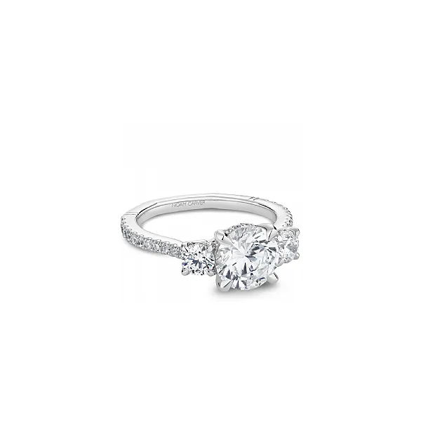 Noam Carver White Gold & Diamond Engagement Ring SVS Fine Jewelry Oceanside, NY