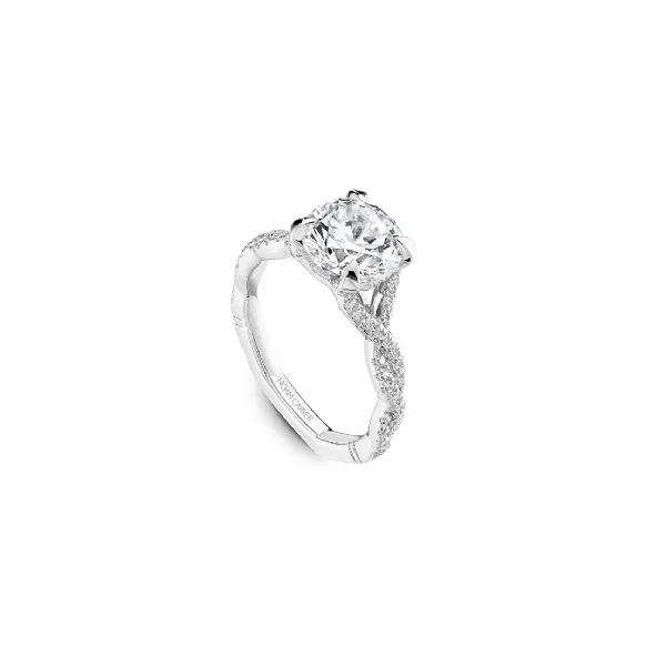 Noam Carver White Gold & Diamond Engagement Ring Image 3 SVS Fine Jewelry Oceanside, NY