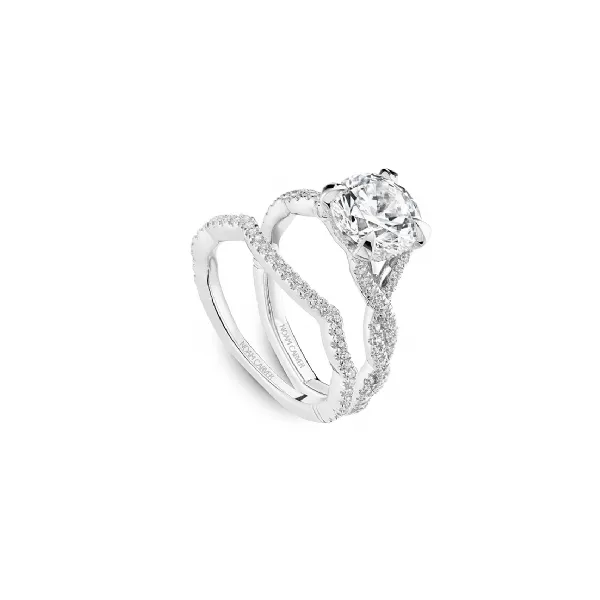 Noam Carver White Gold & Diamond Engagement Ring Image 4 SVS Fine Jewelry Oceanside, NY