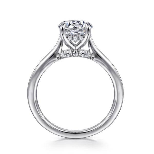 Gabriel & Co. Ericka White Gold Engagement Ring Image 2 SVS Fine Jewelry Oceanside, NY