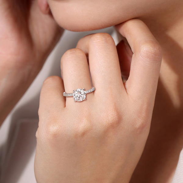 Gabriel & Co. Alisa White Gold Engagement Ring Image 5 SVS Fine Jewelry Oceanside, NY