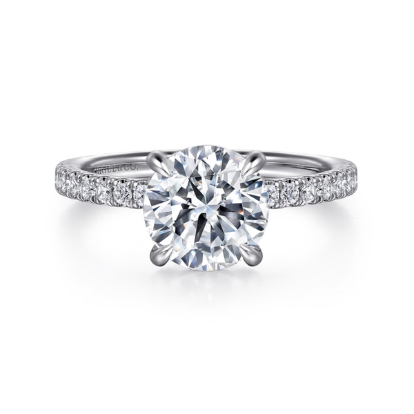Gabriel & Co. Alisa White Gold Engagement Ring SVS Fine Jewelry Oceanside, NY