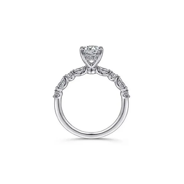 Gabriel & Co. Juliet White Gold Engagement Ring Image 2 SVS Fine Jewelry Oceanside, NY