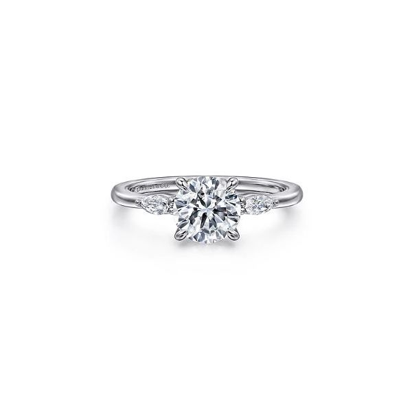 Gabriel & Co. Dela White Gold Engagement Ring SVS Fine Jewelry Oceanside, NY