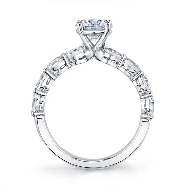Sylvie Platinum Engagement Ring, 0.40Cttw