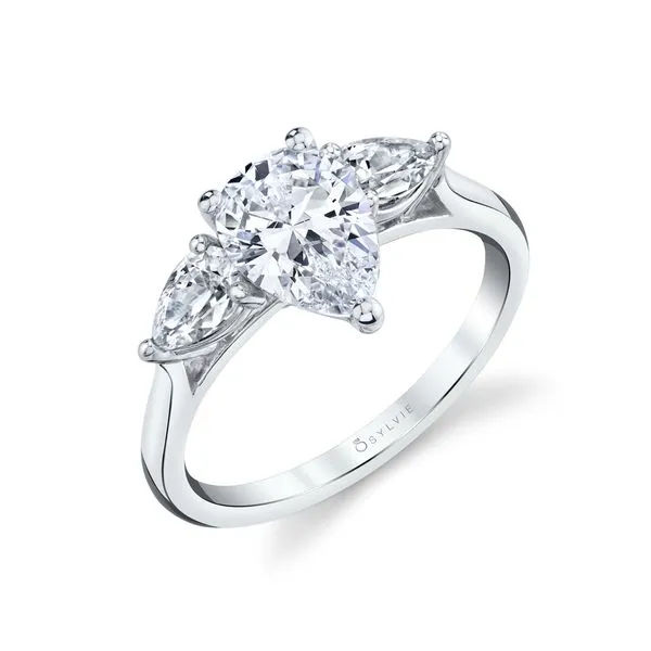 Sylvie White Gold Engagement Ring, 0.50Cttw SVS Fine Jewelry Oceanside, NY