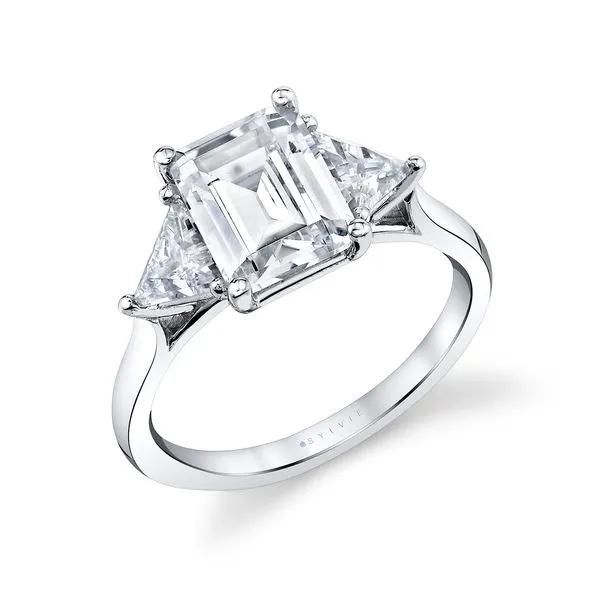 Sylvie Teresia White Gold Engagement Ring, 0.66Cttw SVS Fine Jewelry Oceanside, NY