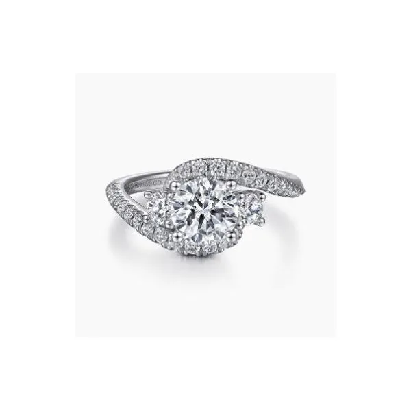 Gabriel & Co. Frannie White Gold Engagement Ring SVS Fine Jewelry Oceanside, NY