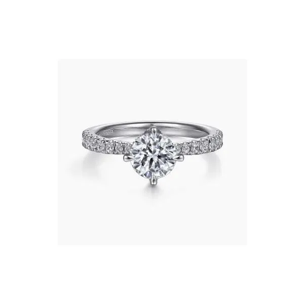 Gabriel & Co. Ada White Gold Engagement Ring SVS Fine Jewelry Oceanside, NY