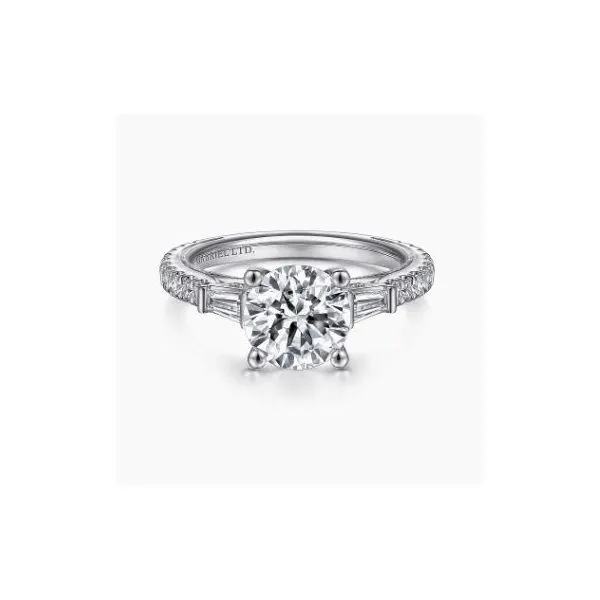 Gabriel & Co. Yanna White Gold Engagement Ring SVS Fine Jewelry Oceanside, NY
