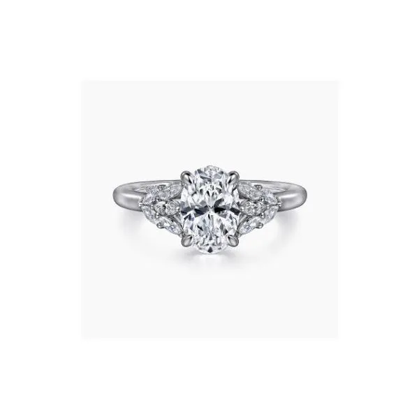 Gabriel & Co. Cami White Gold Engagement Ring SVS Fine Jewelry Oceanside, NY