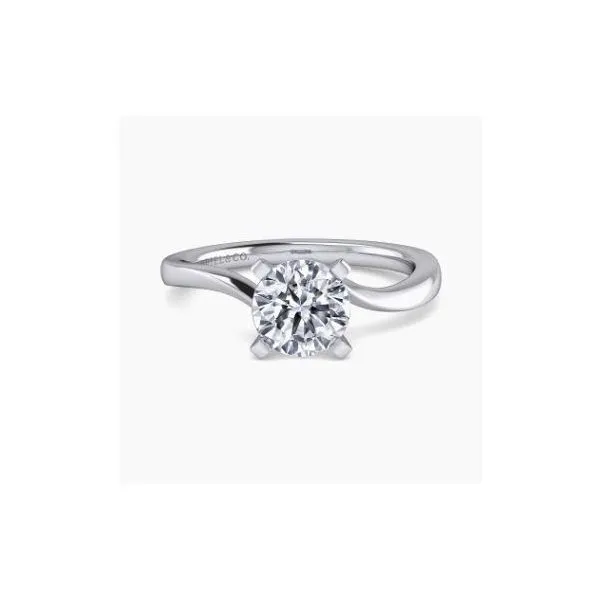Gabriel & Co. Blair White Gold Engagement Ring SVS Fine Jewelry Oceanside, NY