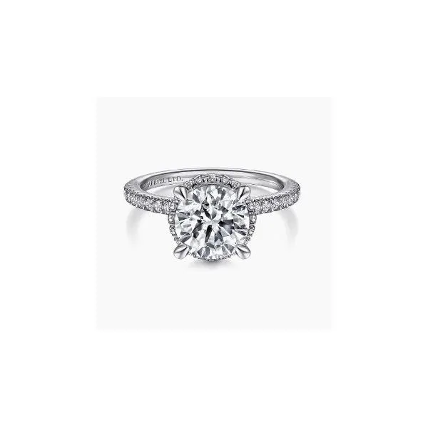Gabriel & Co. Yale White Gold Engagement Ring SVS Fine Jewelry Oceanside, NY