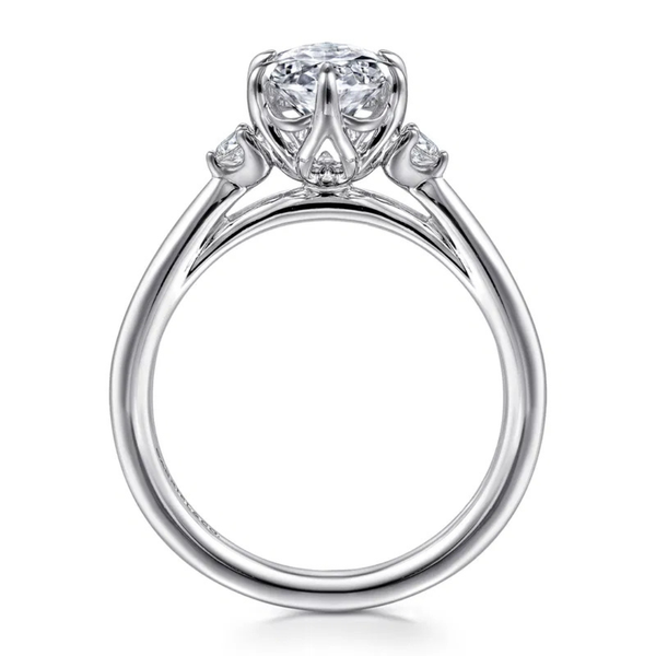 Gabriel & Co. Blaise White Gold Engagement Ring Image 3 SVS Fine Jewelry Oceanside, NY
