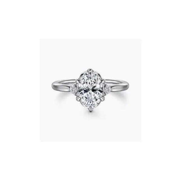 Gabriel & Co. Blaise White Gold Engagement Ring SVS Fine Jewelry Oceanside, NY