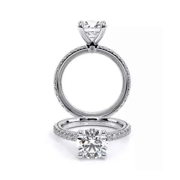 Verragio Tradition White Gold Diamond Engagement Ring SVS Fine Jewelry Oceanside, NY