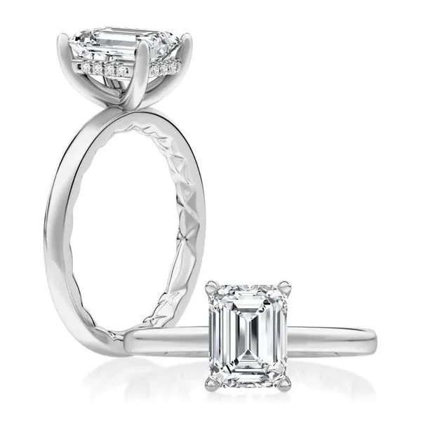 A.Jaffe White Gold Engagement Ring SVS Fine Jewelry Oceanside, NY