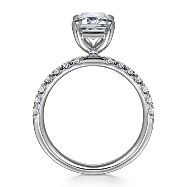 Gabriel & Co. Winslow White Gold Engagement Ring Image 2 SVS Fine Jewelry Oceanside, NY