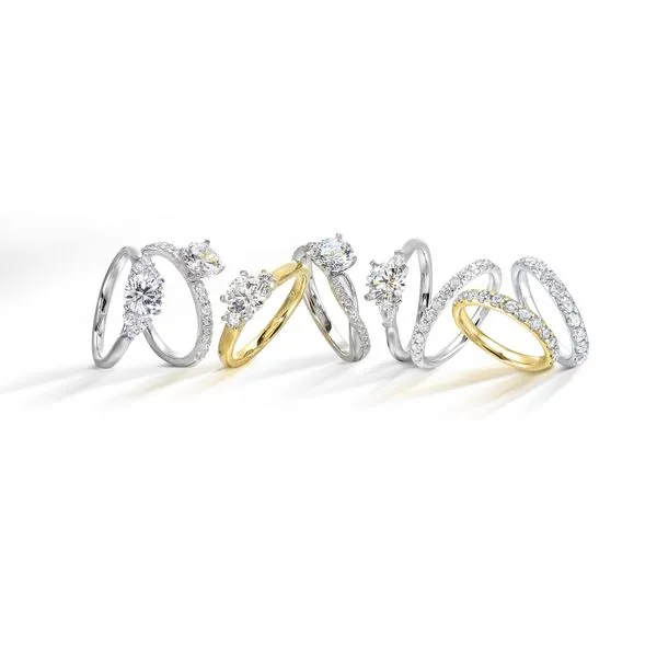 Perfect Love Yellow Gold Diamond Engagement Ring Image 2 SVS Fine Jewelry Oceanside, NY