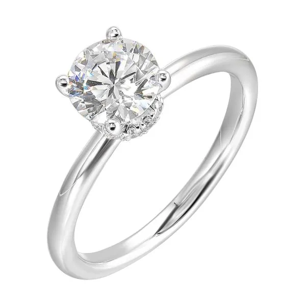 White Gold Diamond Engagement Ring, 0.14Cttw SVS Fine Jewelry Oceanside, NY