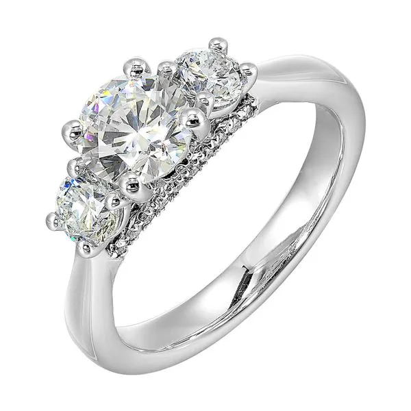 Perfect Love White Gold Diamond Engagement Ring SVS Fine Jewelry Oceanside, NY